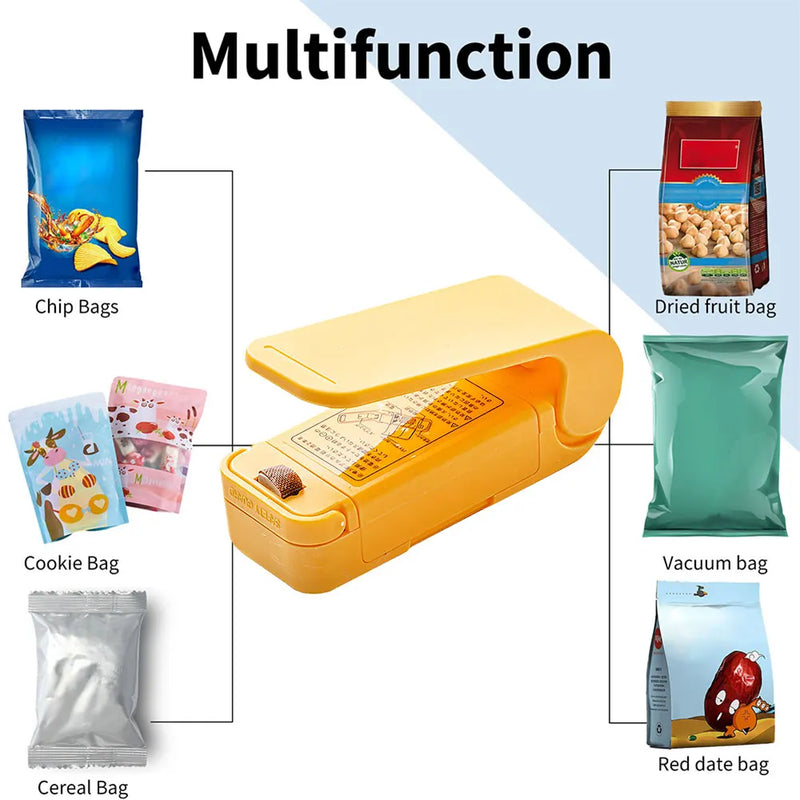 Selador de Embalagem Mini Máquina de Selar Alimentos