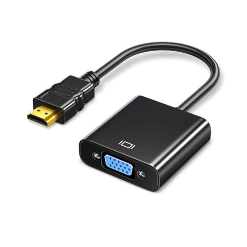 Cabo adaptador conversor HDMI macho para VGA fêmea