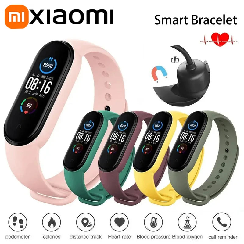 Xiaomi M5 Pro Smart Watch Relógio Contador de passos Bluetooth Síncrono Telefone 2025 Novo