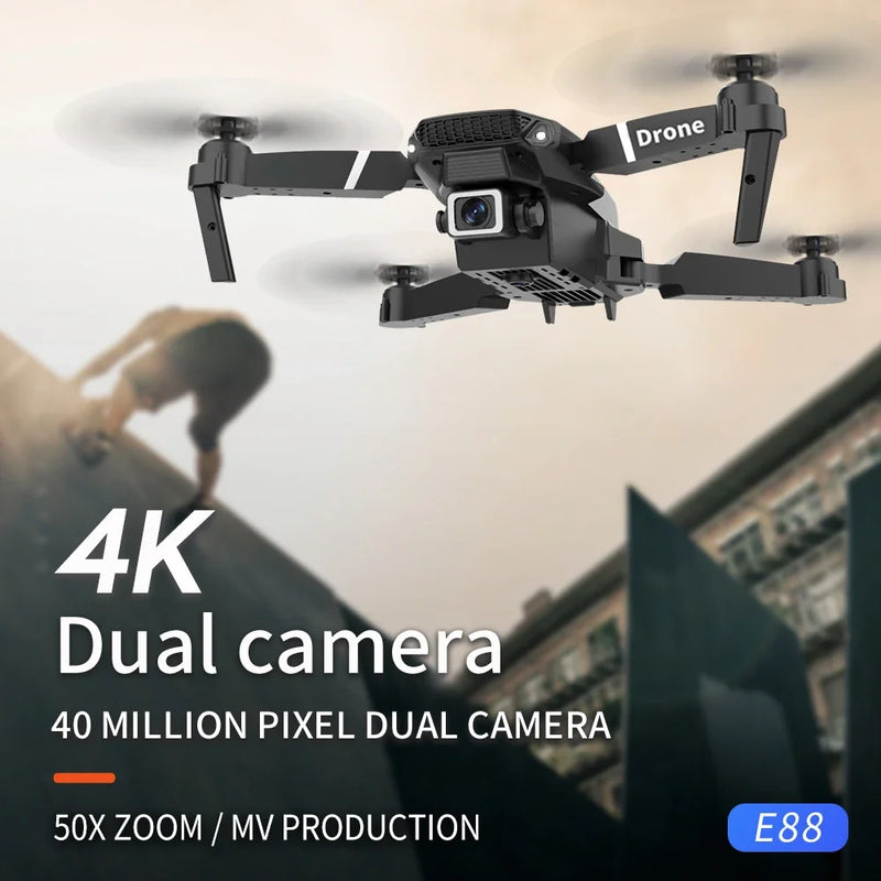 Drone E88 Pro WIFI FPV HD 4K 1080P